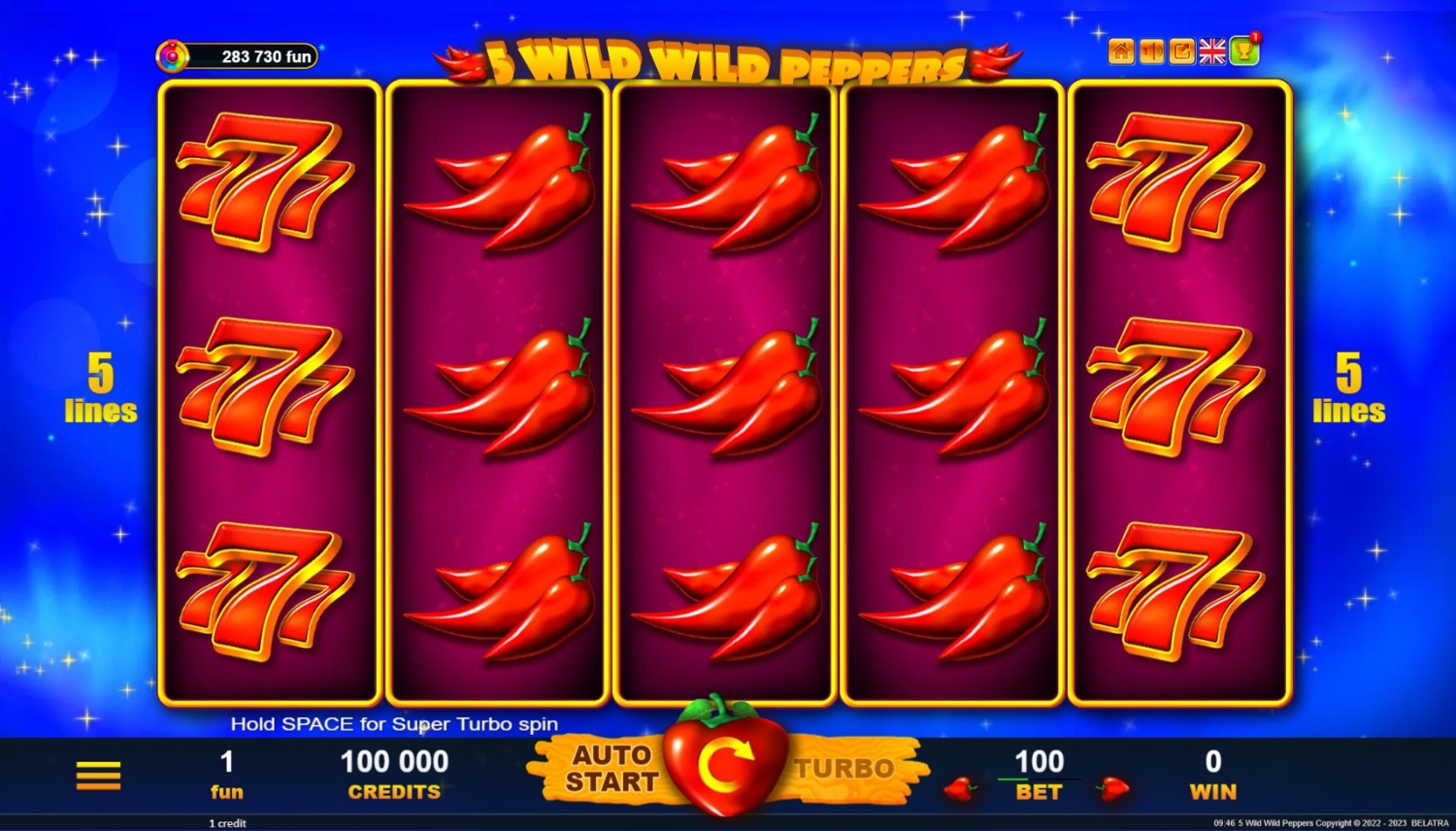 5 Wild Wild Peppers Gameplay Image