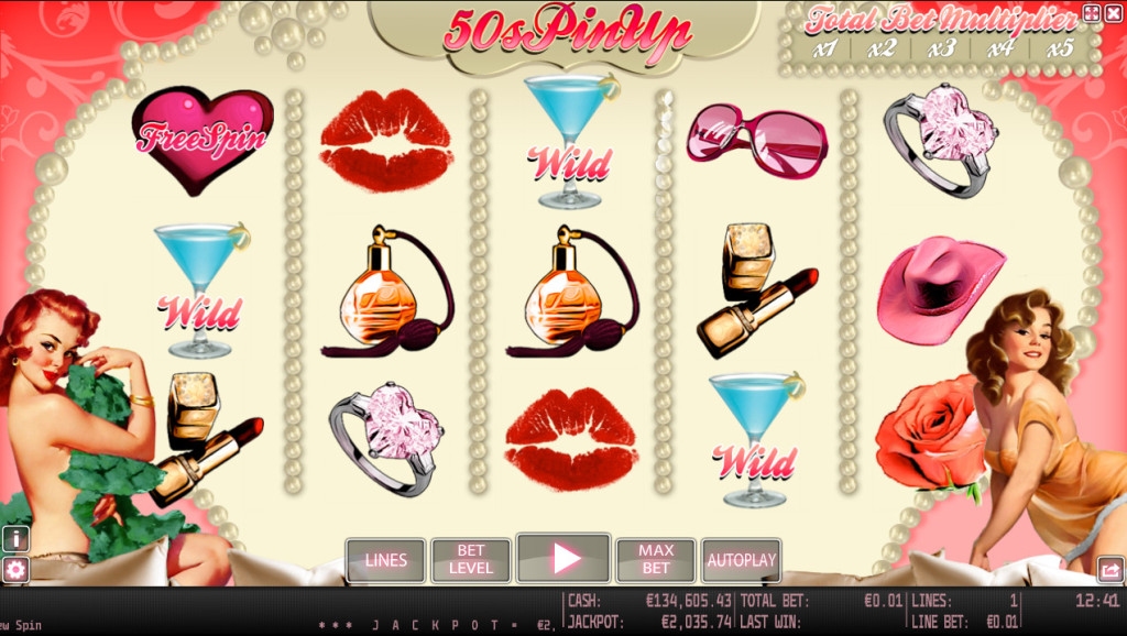 50’s Pin-Up Gameplay Image