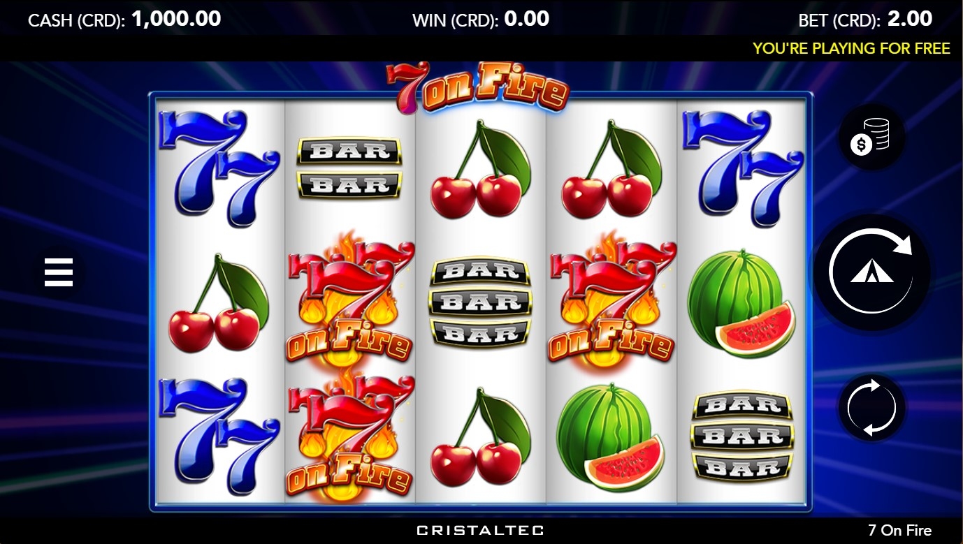7 on Fire Gameplay Image