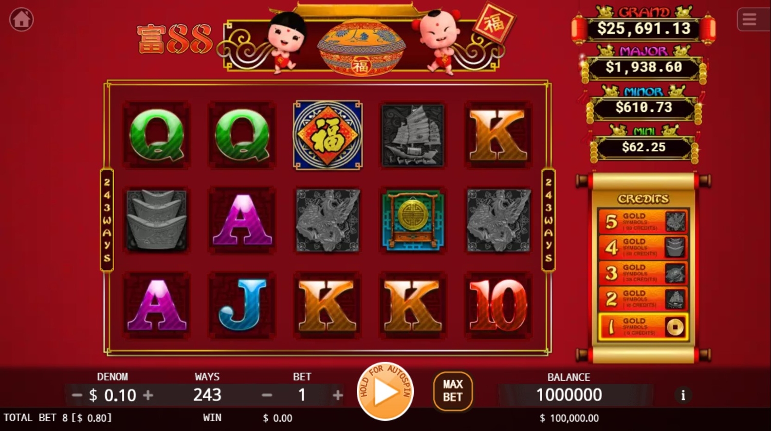 88 Riches Gameplay Image