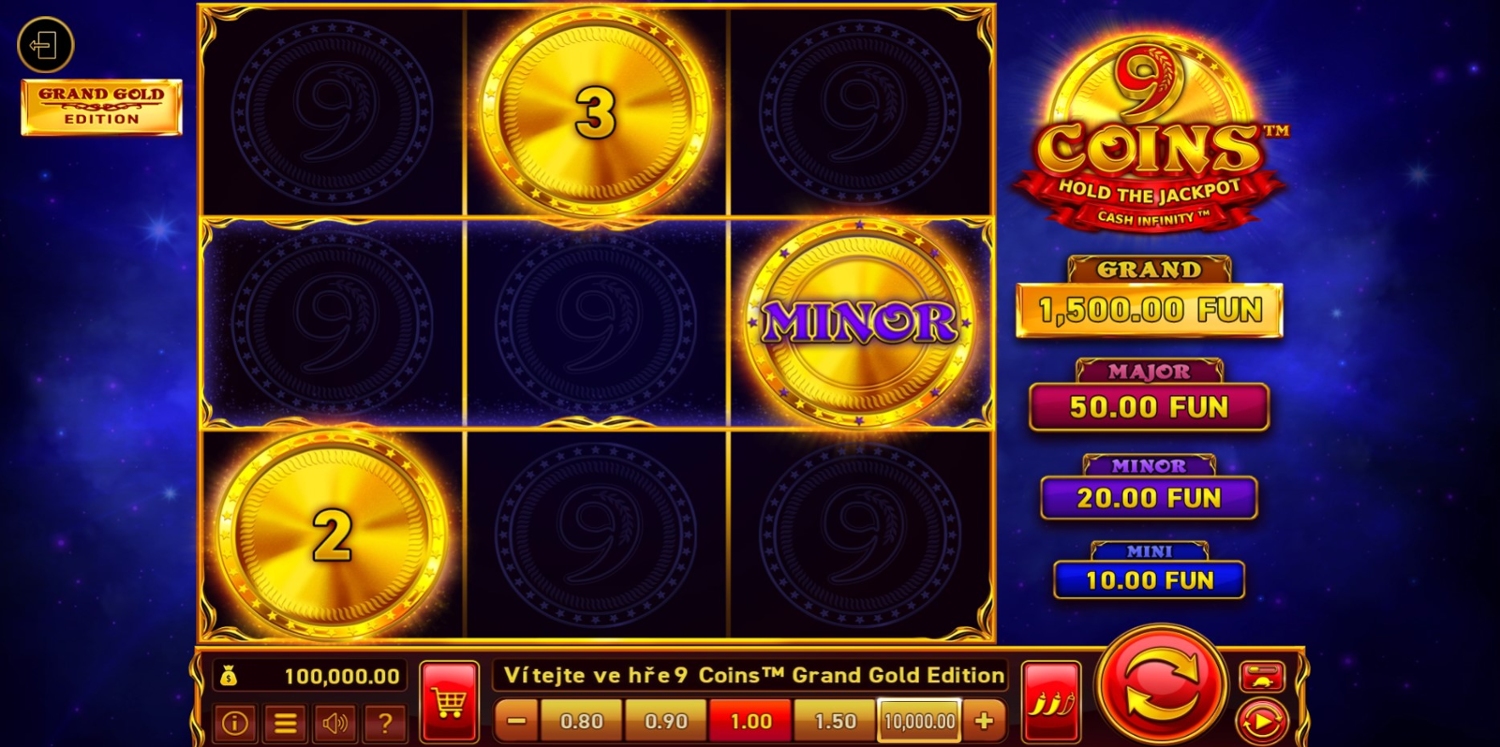 9 Coins Grand Gold Edition Gameplay Image