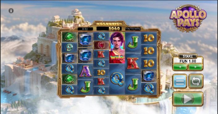 Apollo Pays Megaways Gameplay Image
