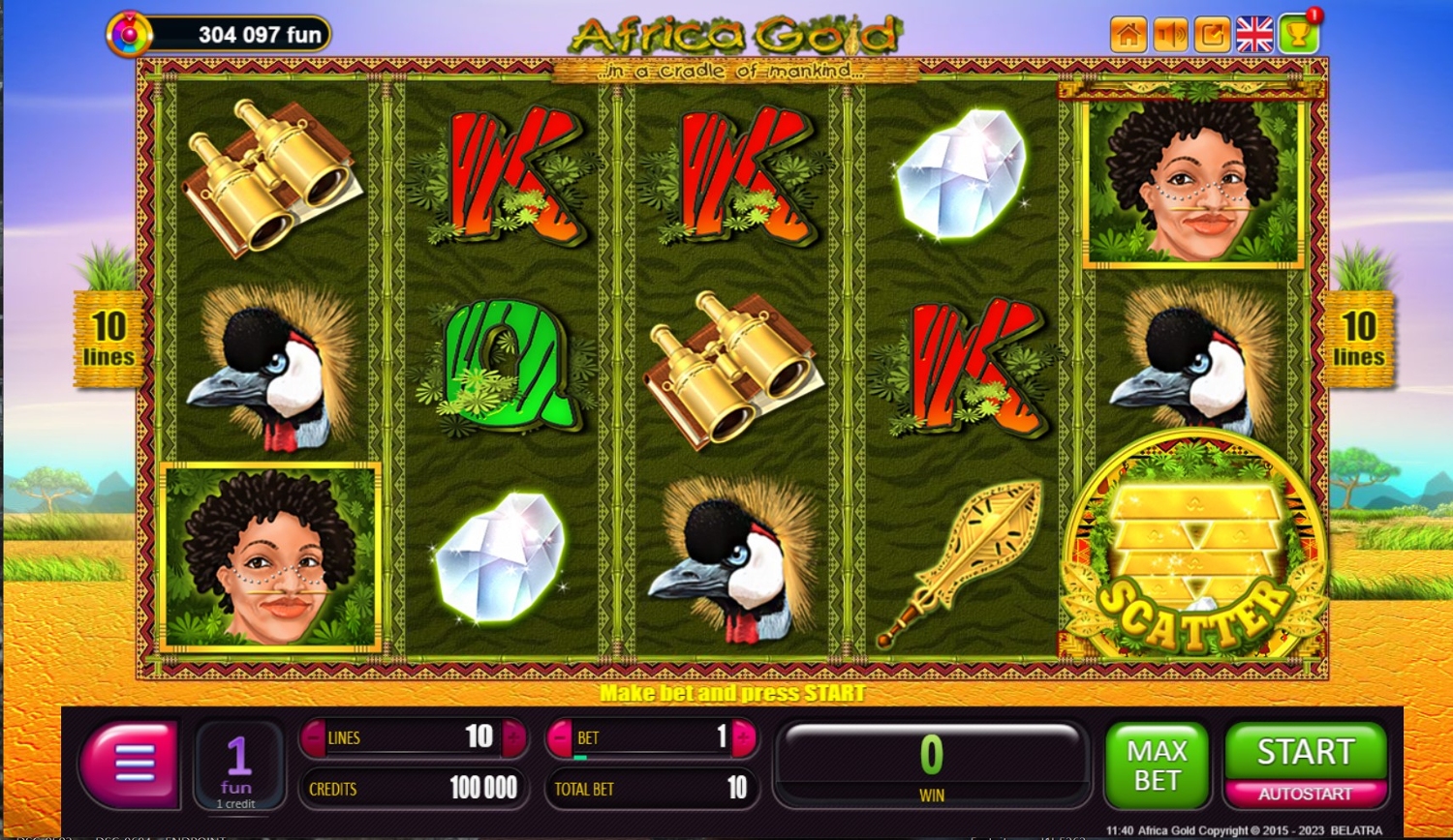 Africa Gold Gameplay Image