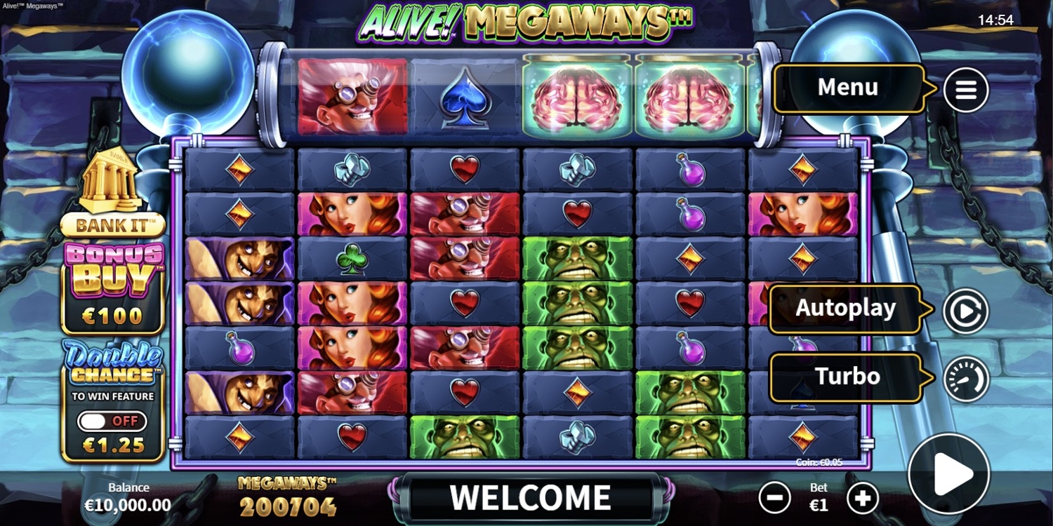 Alive! Megaways Gameplay Image