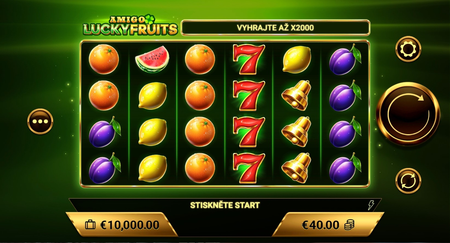 Amigo Lucky Fruits Gameplay Image