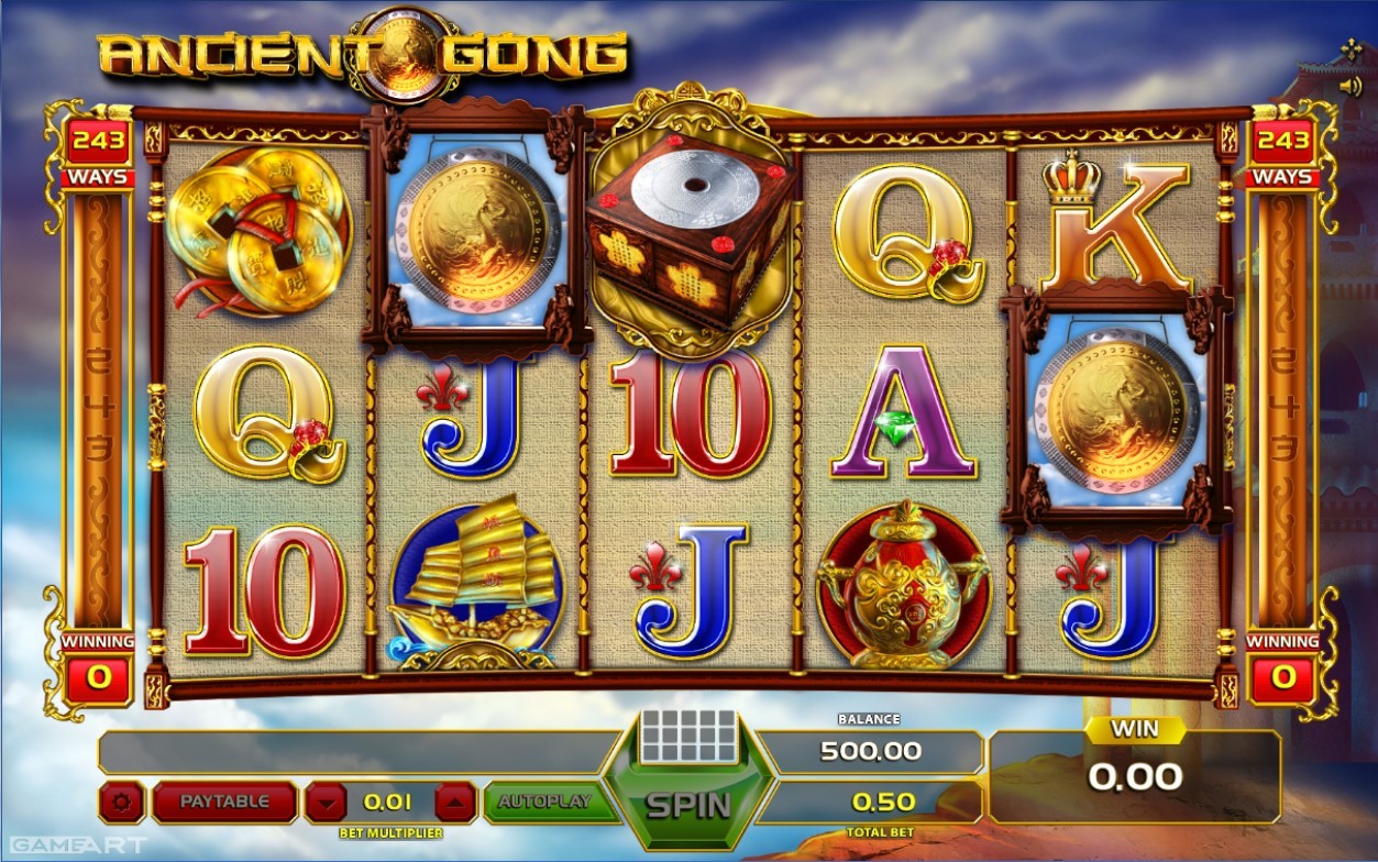 Ancient Gong Gameplay Image