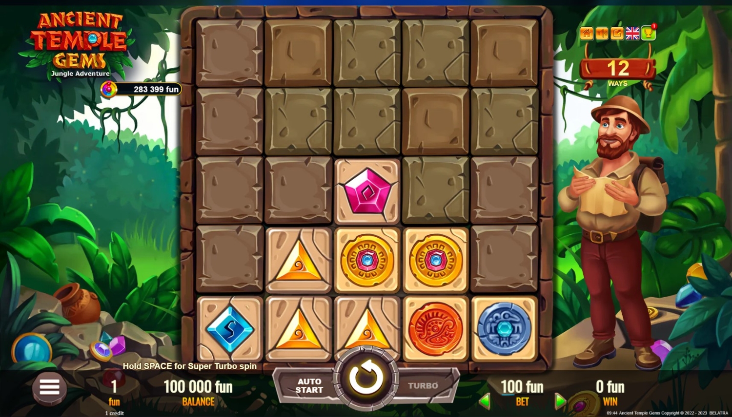 Ancient Temple Gems Gameplay Image