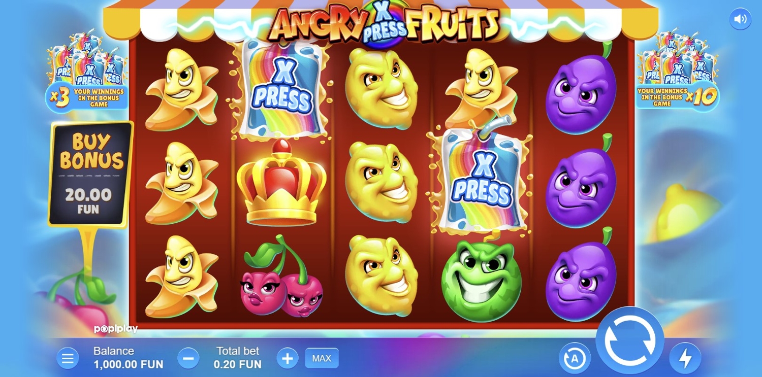 Angry Fruits Gameplay Image