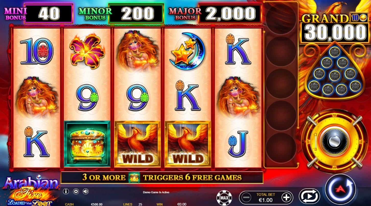 Arabian Fire Gameplay Image