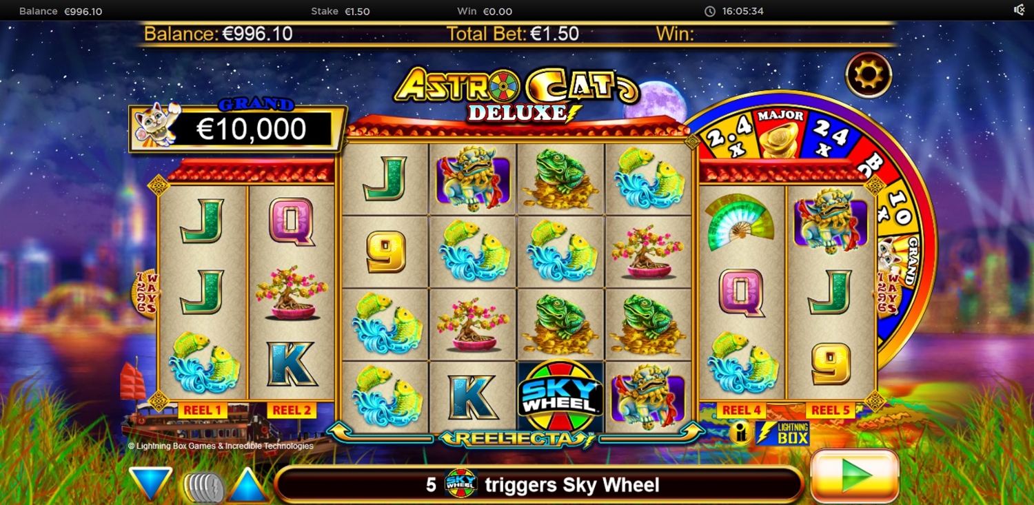Astro Cat Deluxe Gameplay Image