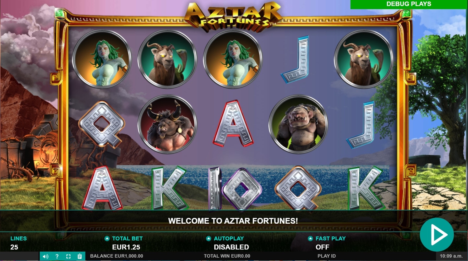 Aztar Fortunes Gameplay Image