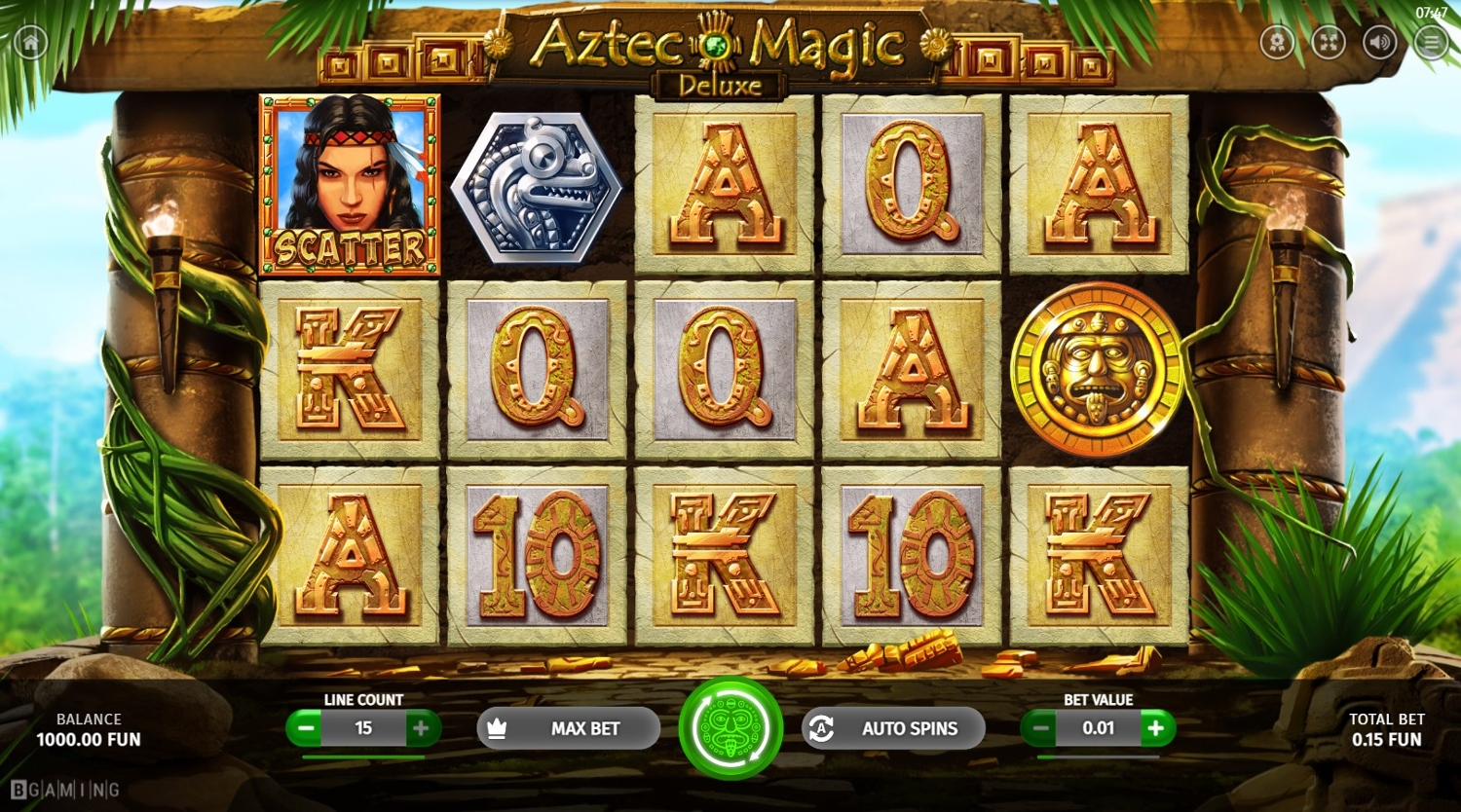 Aztec Magic Deluxe Gameplay Image