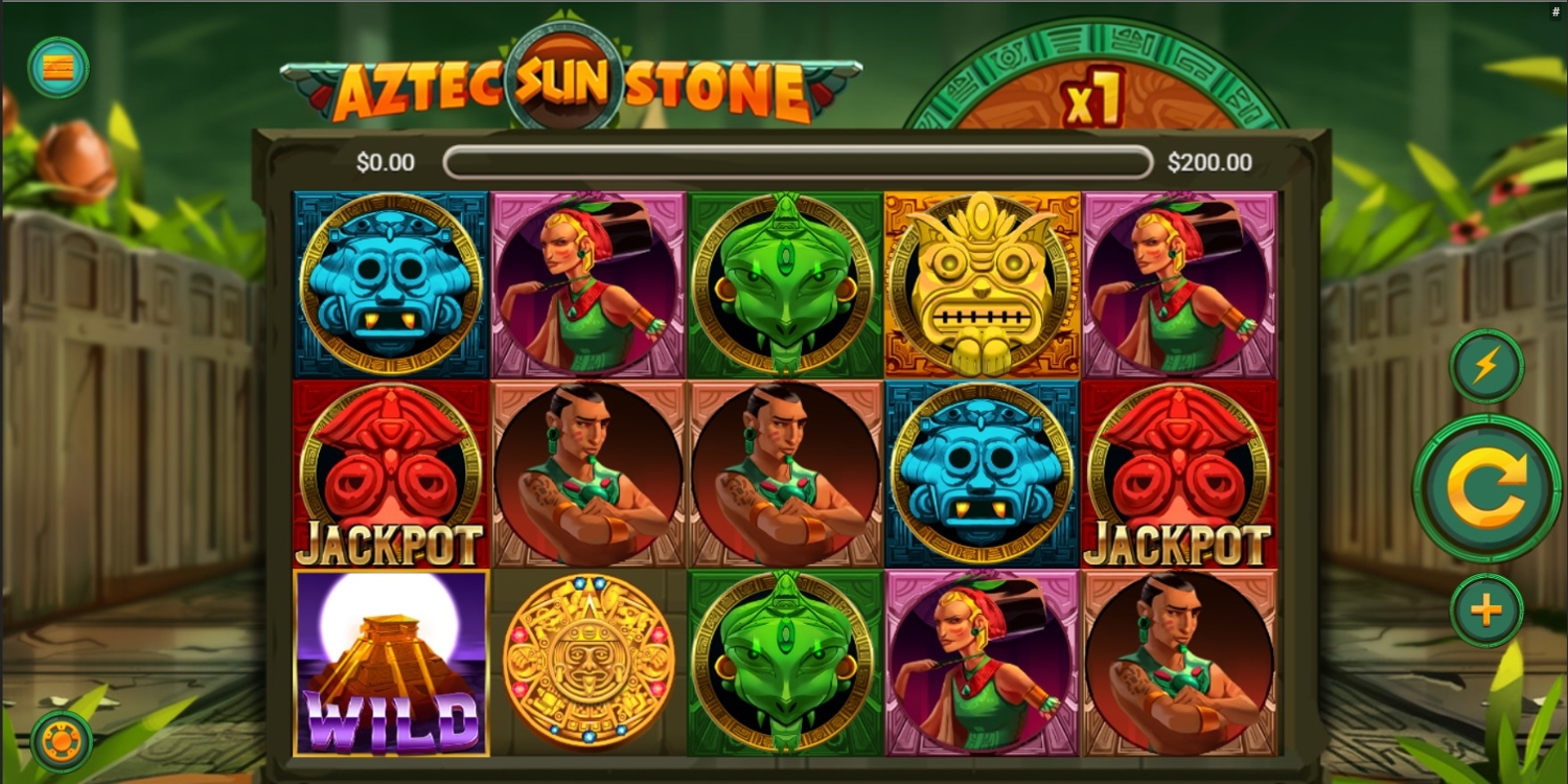 Aztec Sun Stone Gameplay Image