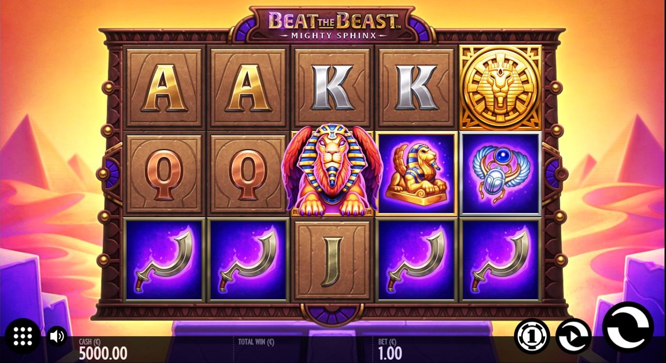 Beat the Beast: Mighty Sphinx Gameplay Image