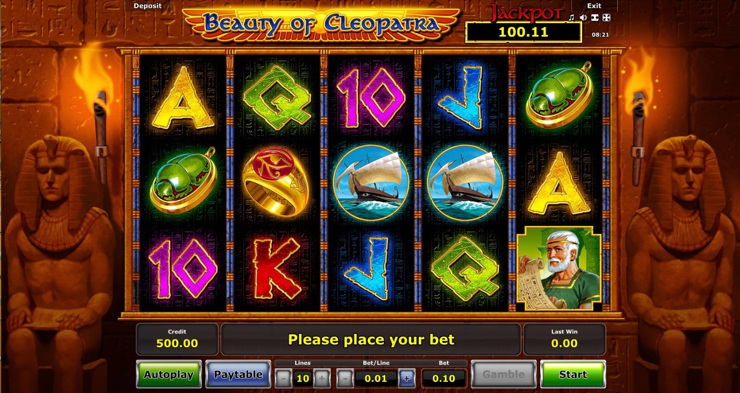 Beauty of Cleopatra Gameplay Image