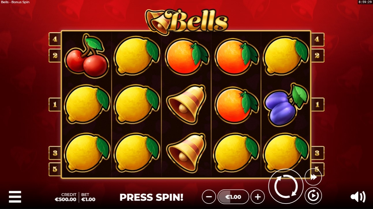 Bells Bonus Spin Gameplay Image