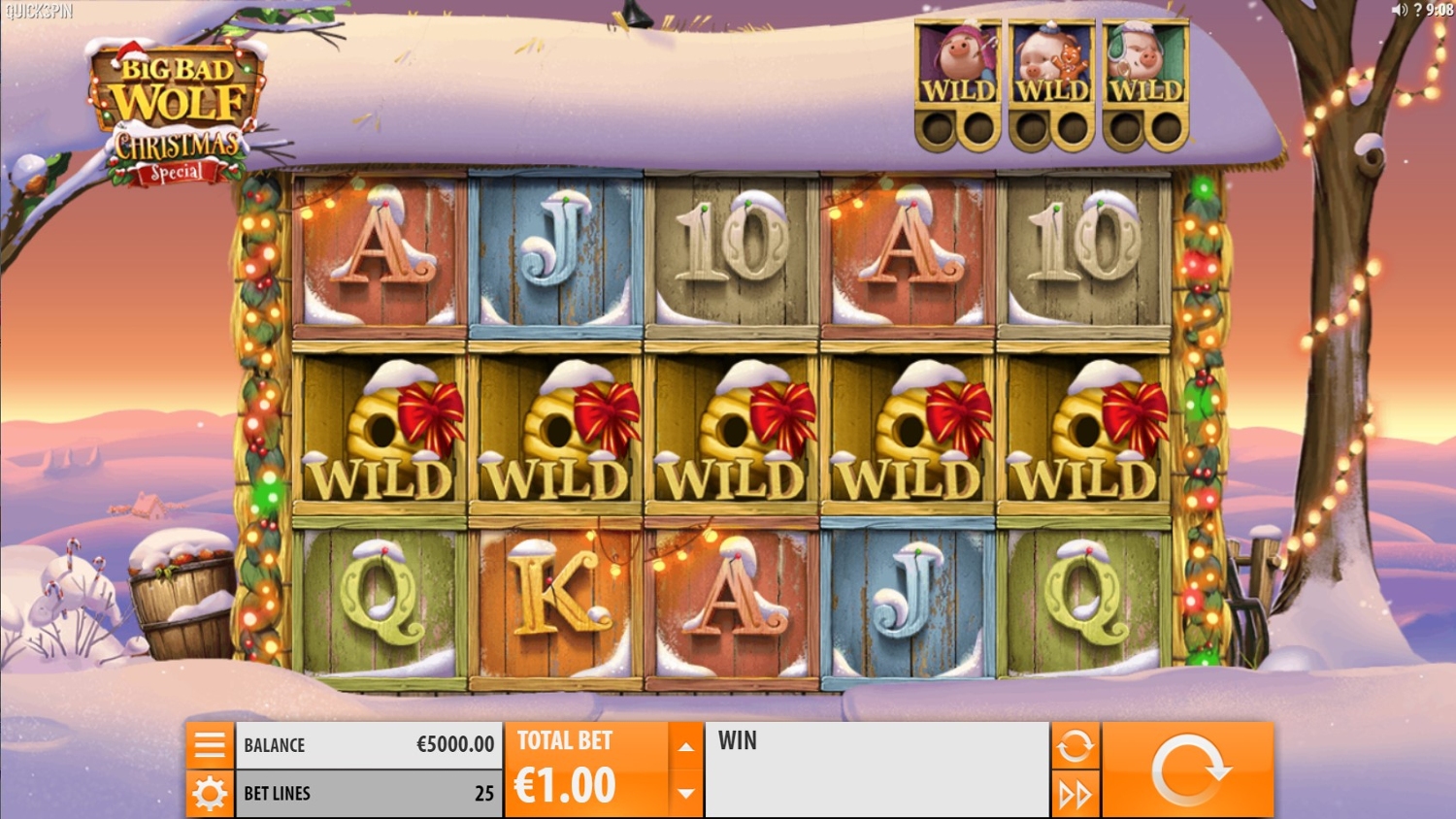 Big Bad Wolf Christmas Gameplay Image