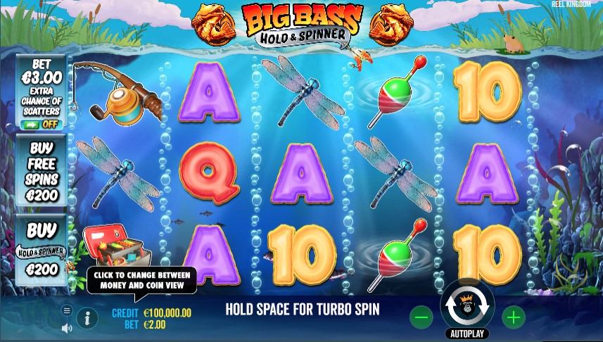 Big Bass Bonanza: Hold and Spinner Gameplay Image