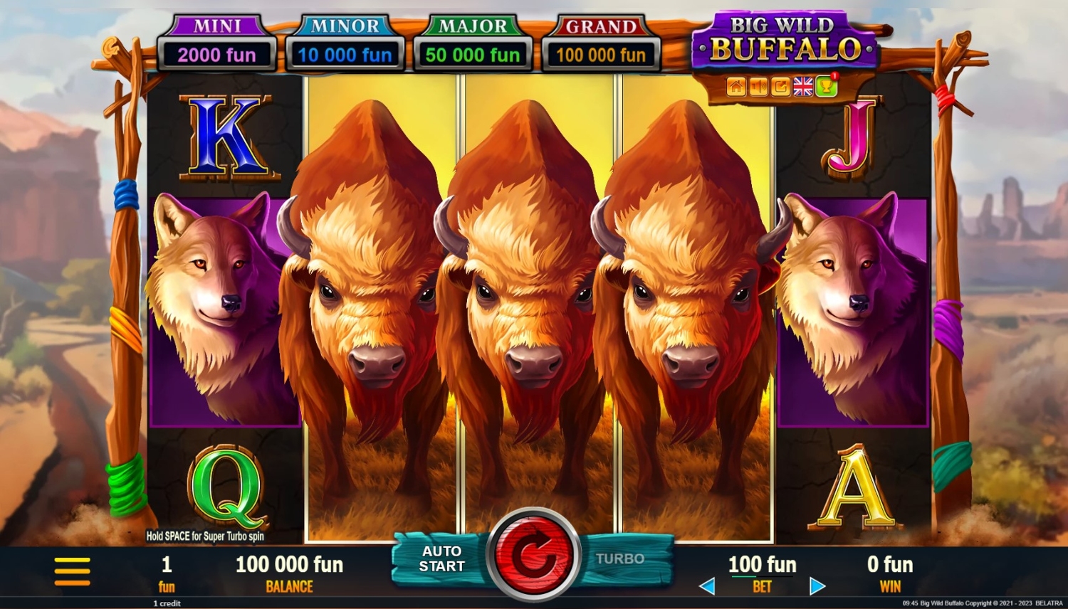 Big Wild Buffalo Gameplay Image
