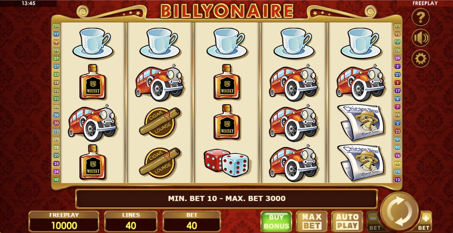 Billyonaire Bonus Buy Gameplay Image