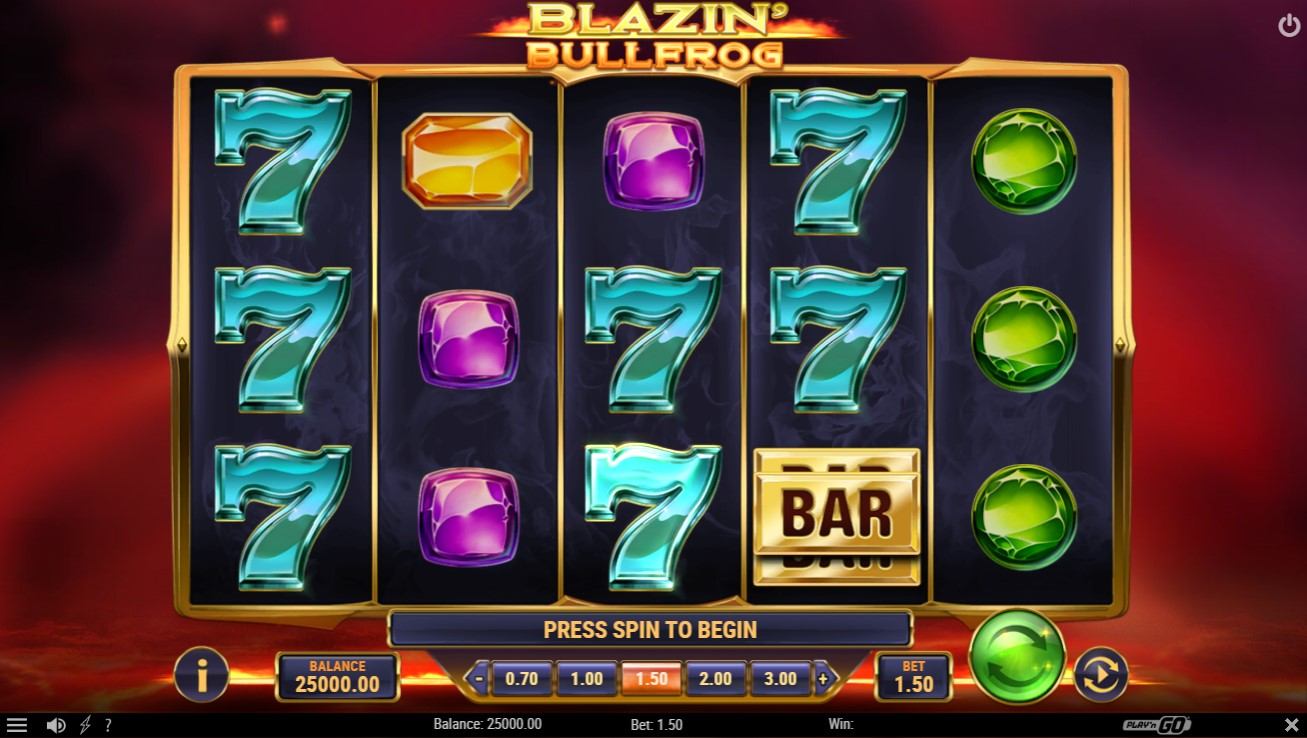 Blazin’ Bullfrog Gameplay Image