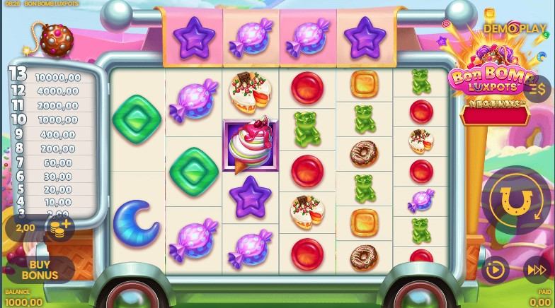 Bon Bomb Luxpots Megaways Gameplay Image