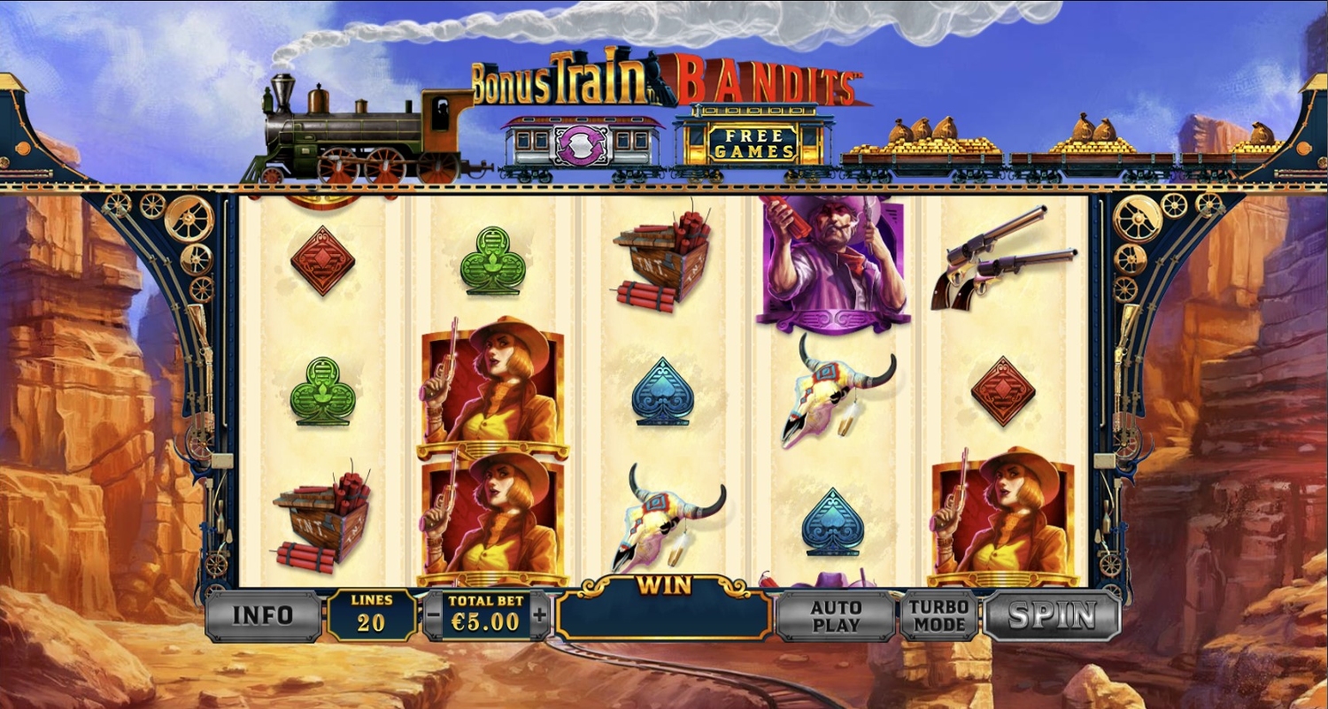Bonus Train Bandits Gameplay Image