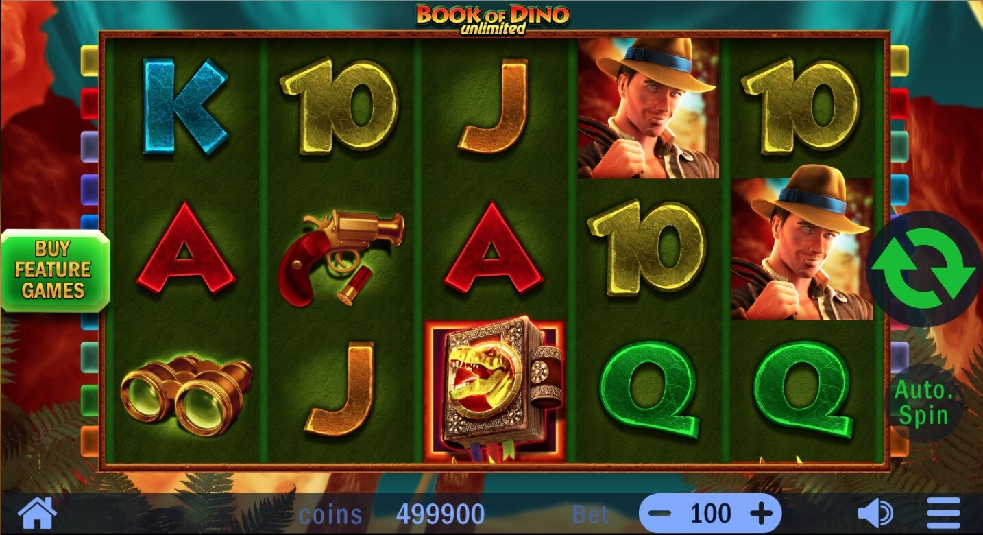 Book of Dino Unlimited Gameplay Image