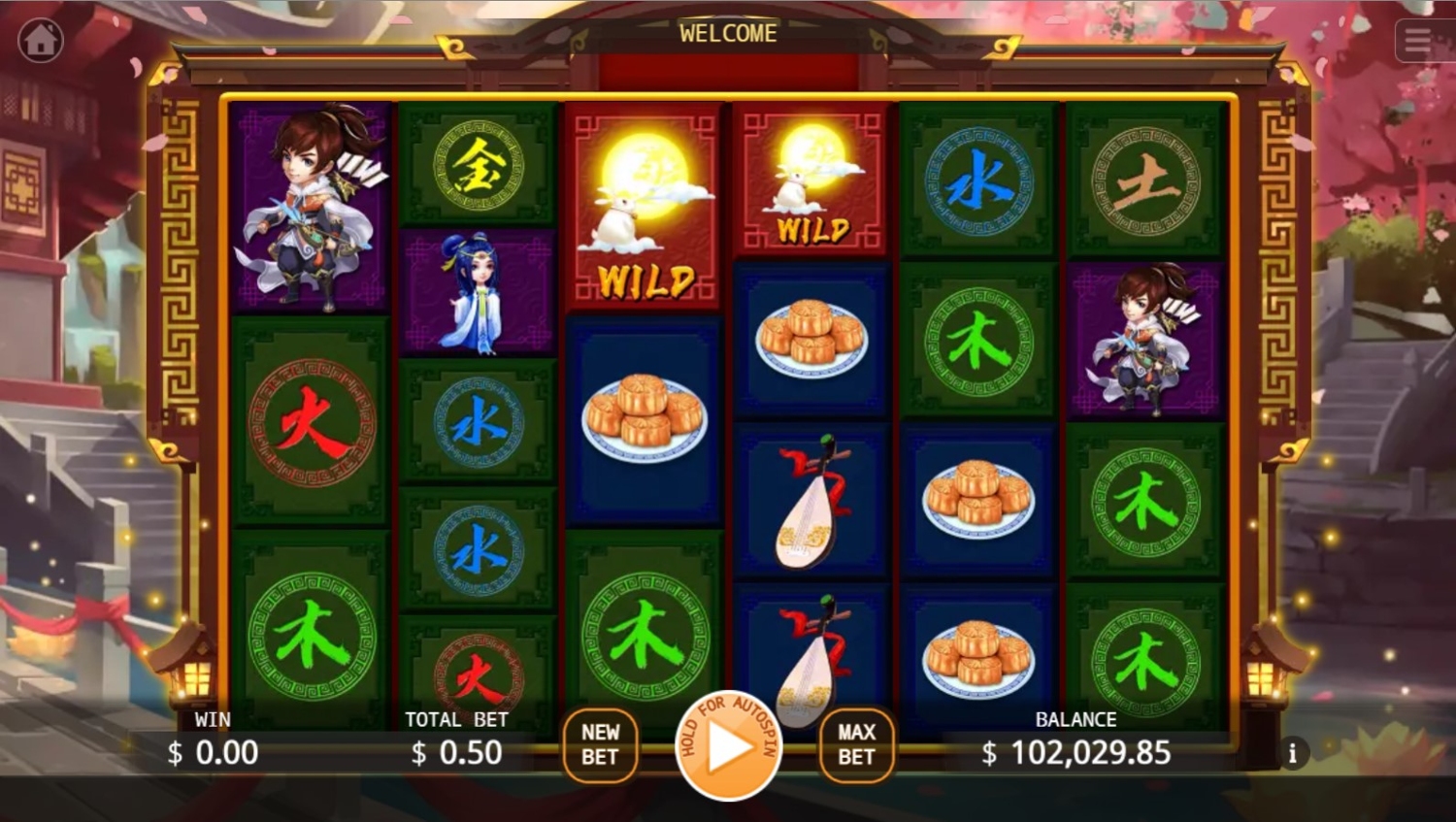 Book of Moon: Fusion Reels Gameplay Image