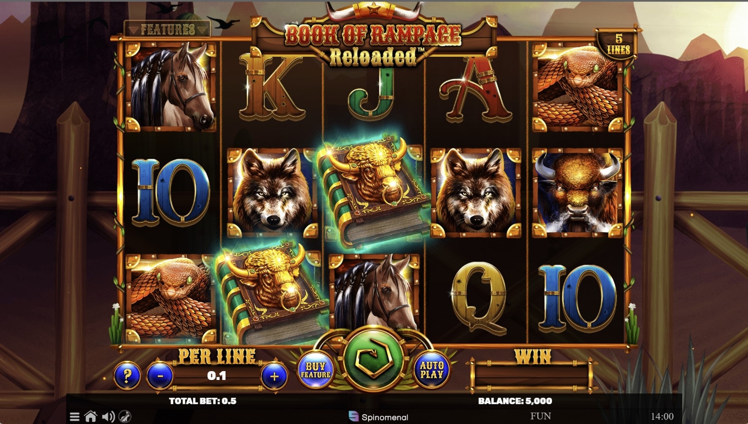 Book of Rampage Reloaded Gameplay Image
