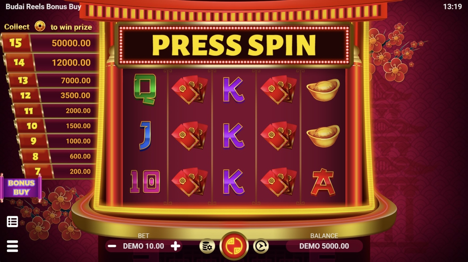 Budai Reels Gameplay Image