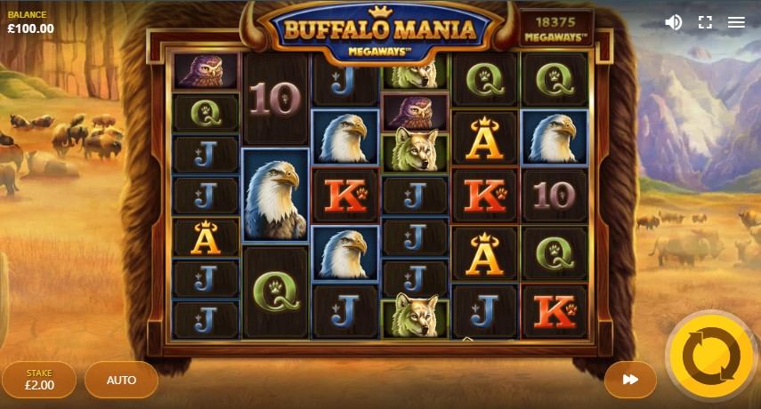 Buffalo Mania Megaways Gameplay Image