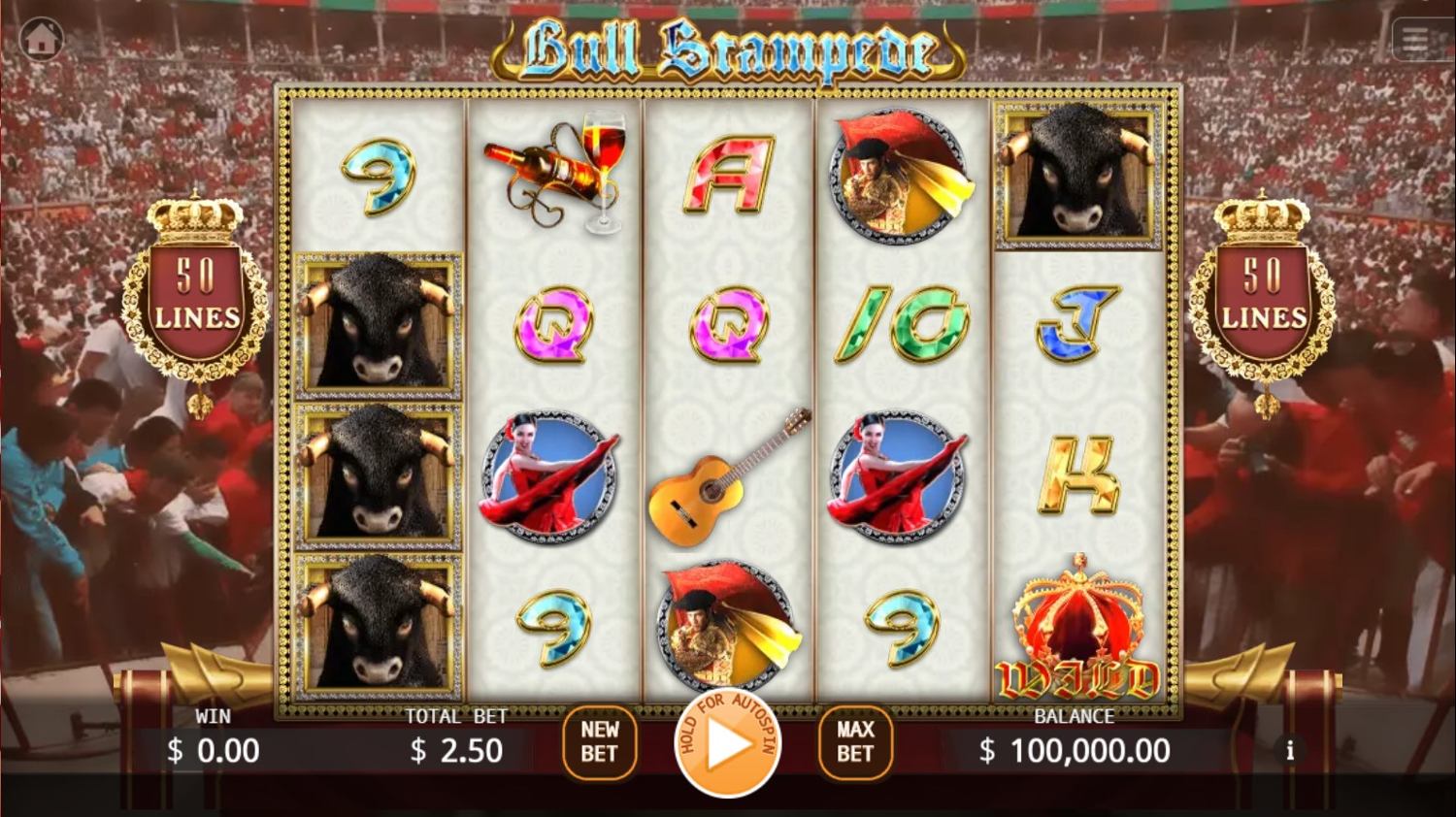 Bull Stampede Gameplay Image