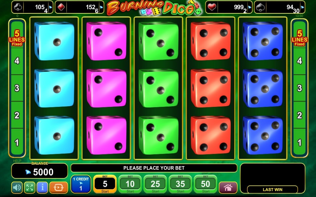 Burning Dice Gameplay Image