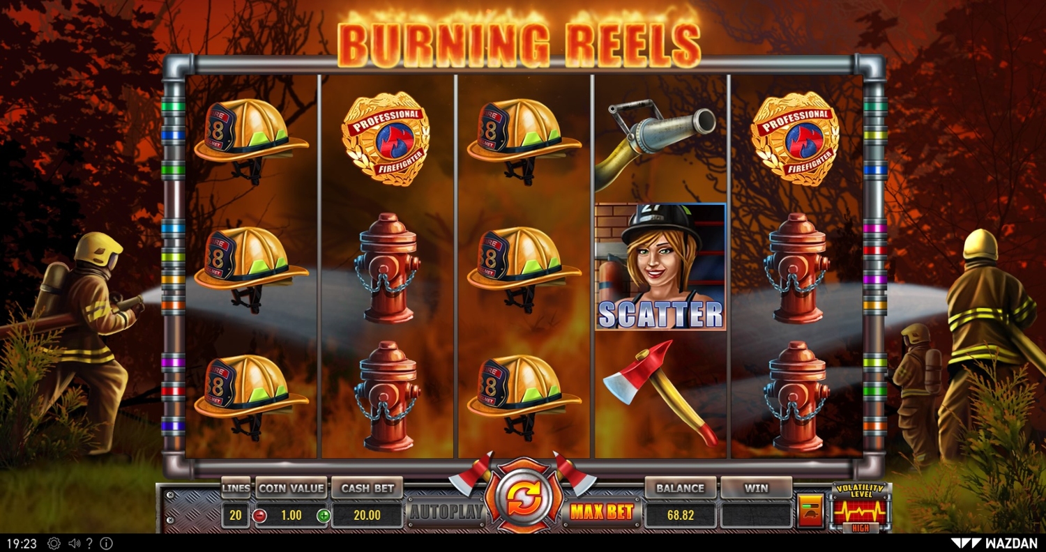 Burning Reels Gameplay Image