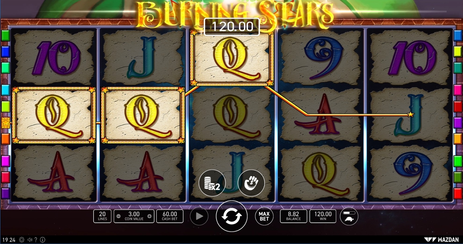 Burning Stars Gameplay Image