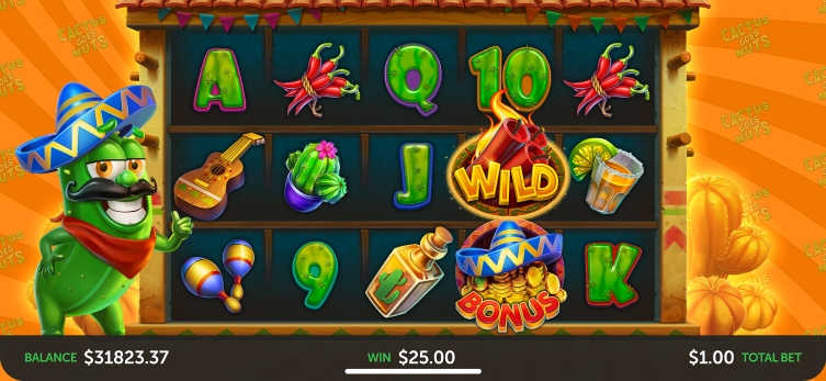 Cactus Goes Nuts Gameplay Image