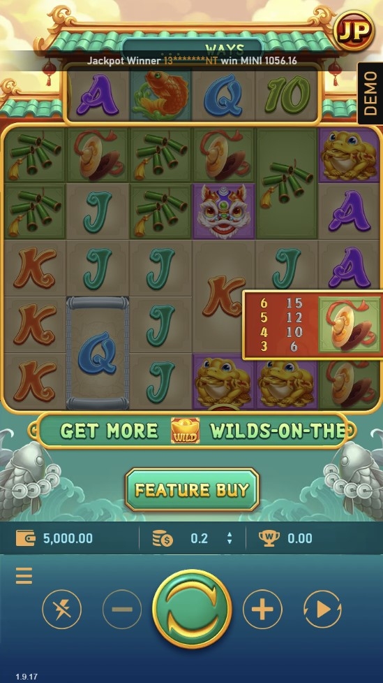 Caishen Fortunes Gameplay Image
