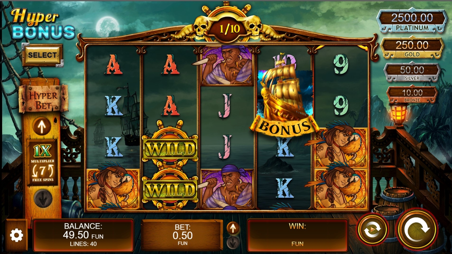 Caribbean Anne Gameplay Image