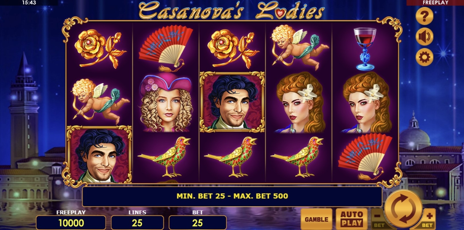 Casanova’s Ladies Gameplay Image
