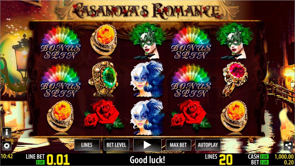Casanova’s Romance Gameplay Image