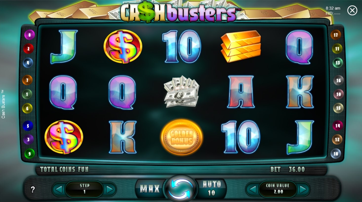 Cash Busters Gameplay Image