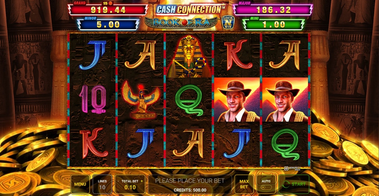 Cash Connection“ Book of Ra Gameplay Image