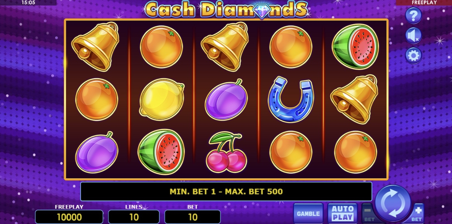 Cash Diamonds Gameplay Image