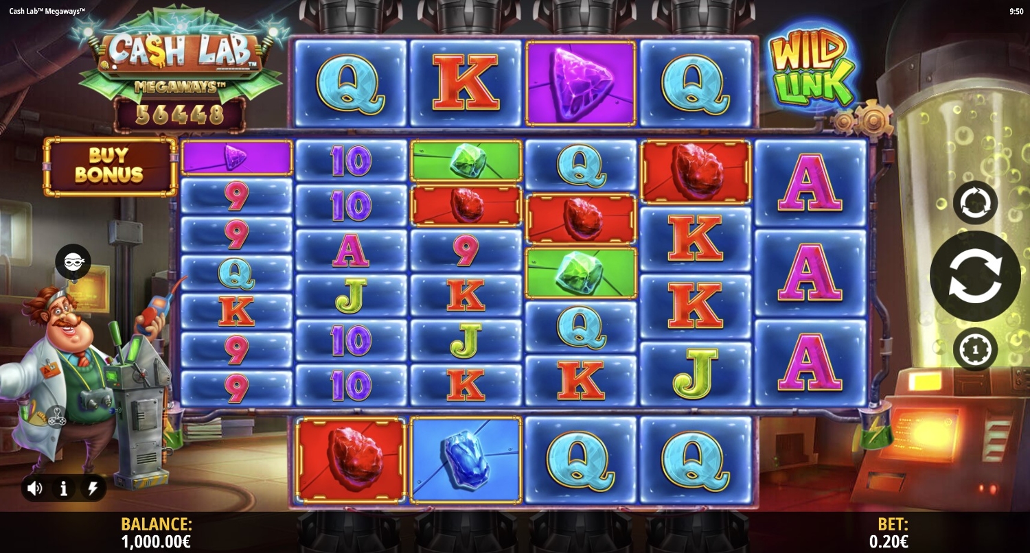 Cash Lab Megaways Gameplay Image
