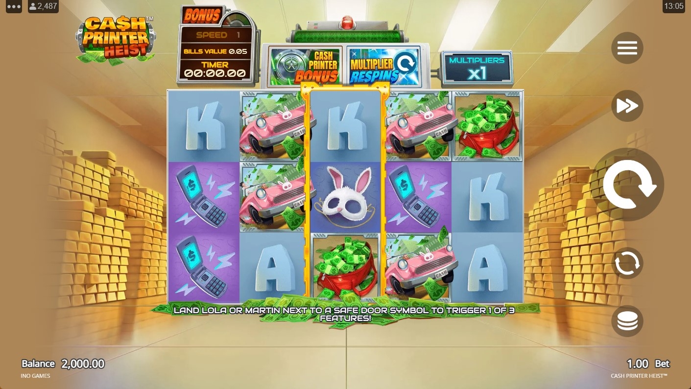Cash Printer Heist Gameplay Image