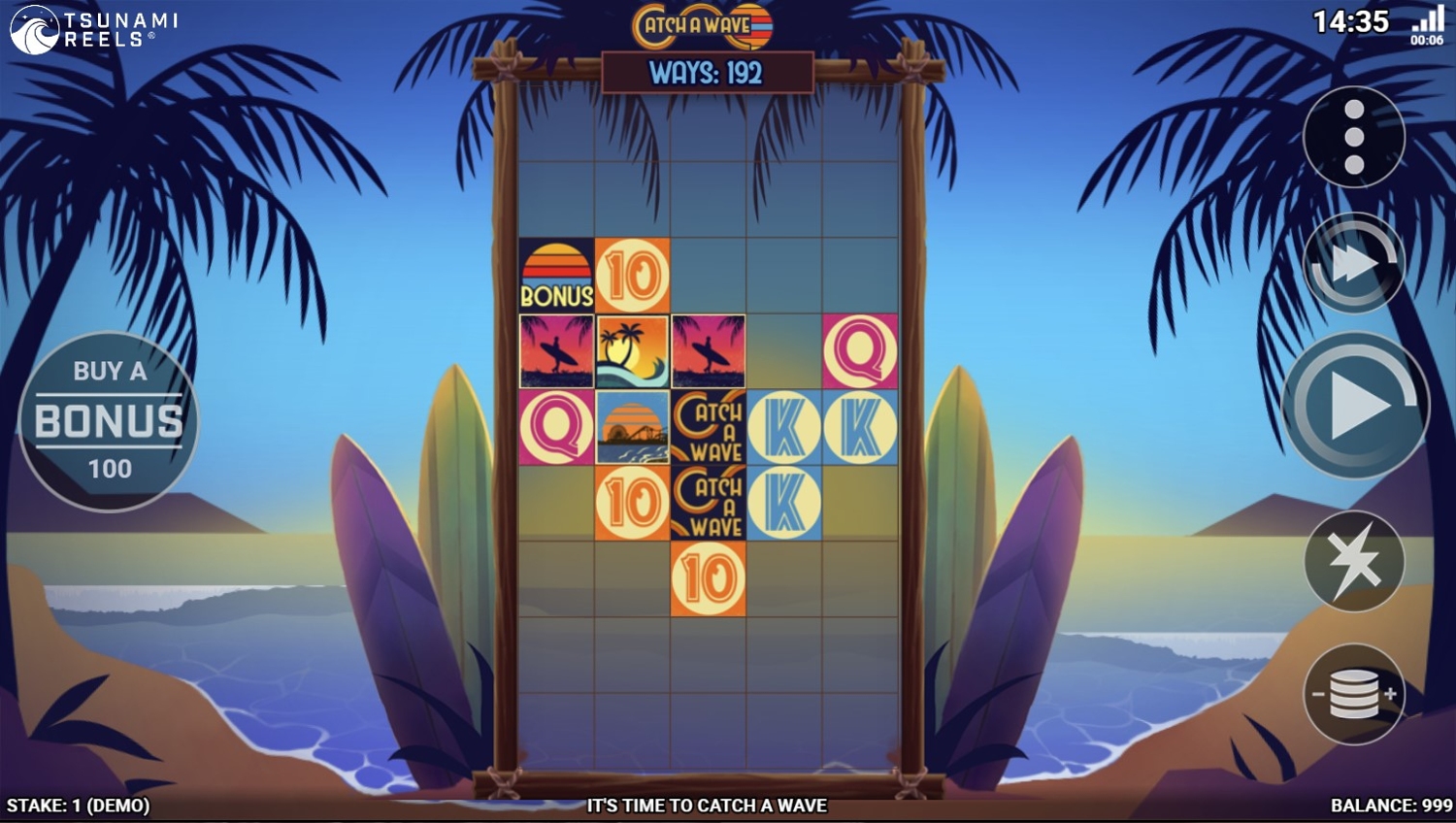 Catch a Wave with Tsunami Reels Gameplay Image