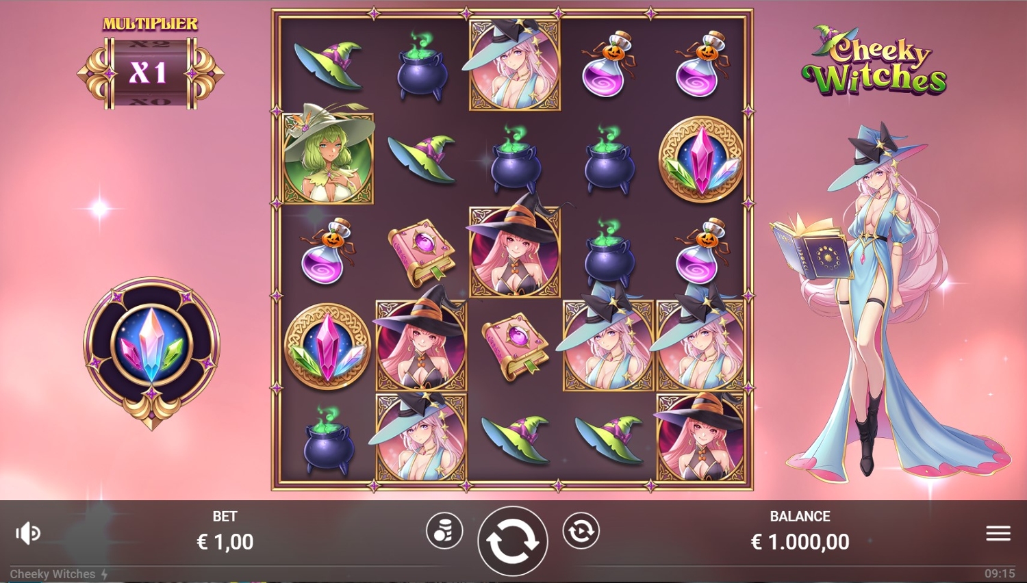 Cheeky Witches Gameplay Image