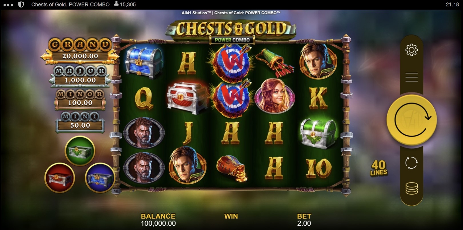 Chests of Gold: Power Combo Gameplay Image