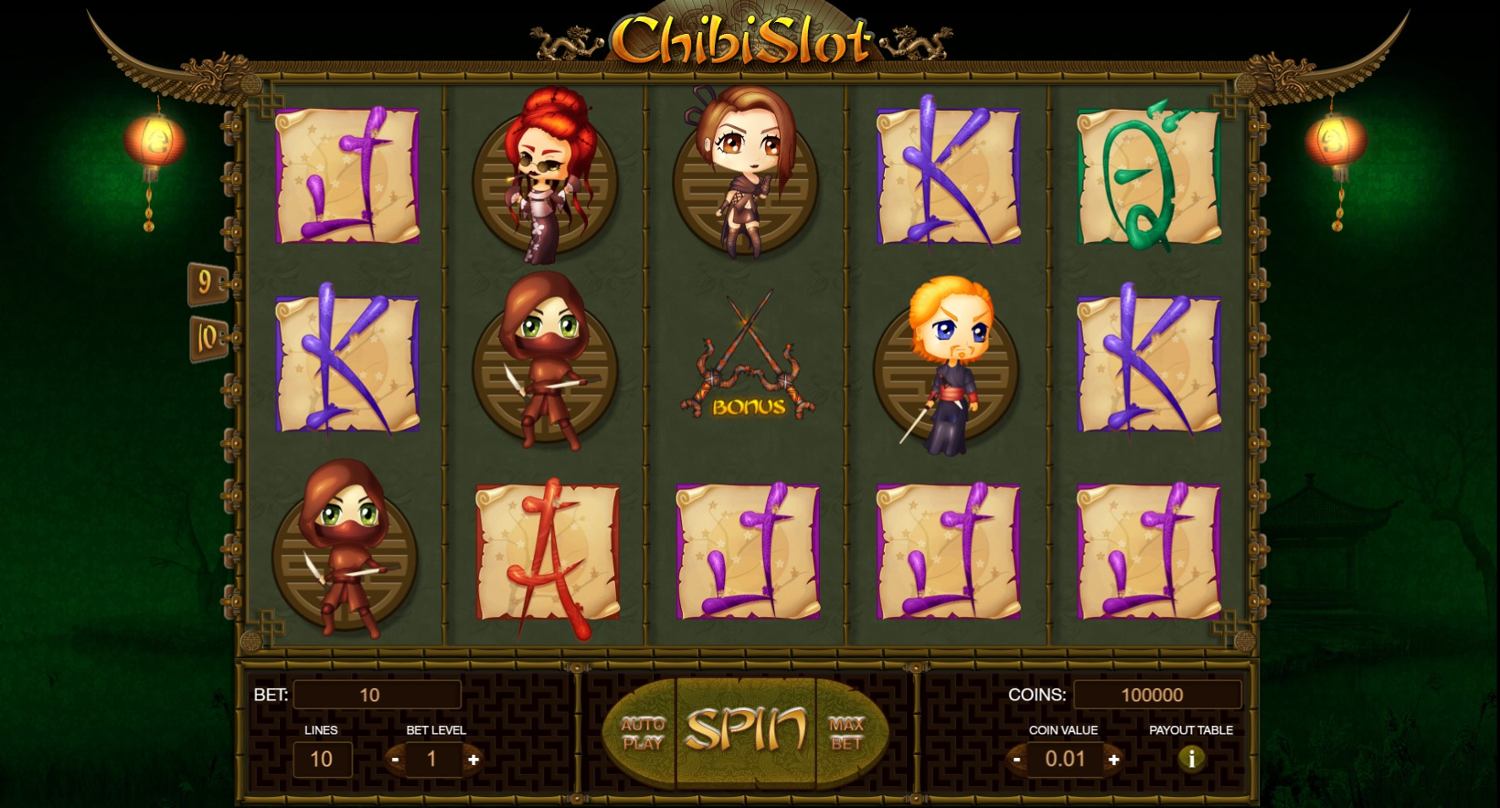 Chibi Slot Gameplay Image